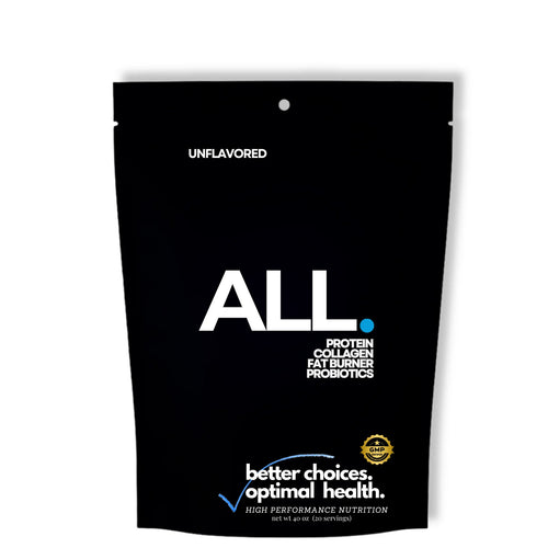 ALL:  collagen, MCTs, protein isolates, digestive enzymes, prebiotic fiber, and probiotics