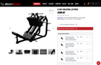 Isolateral Leg Press (BodyKore FL1801) - Floor Model, Fully Assembled