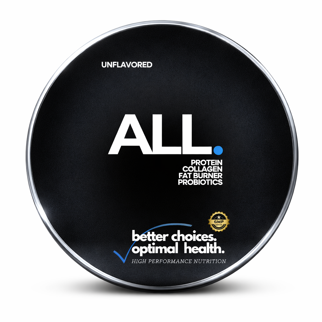 ALL:  collagen, MCTs, protein isolates, digestive enzymes, prebiotic fiber, and probiotics